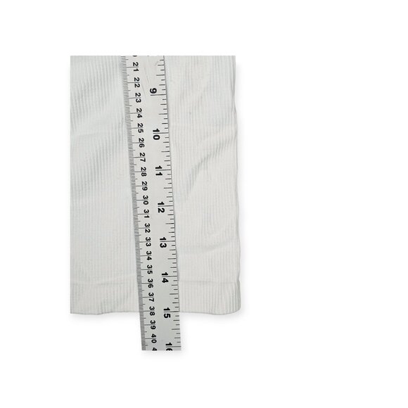 NikiBiki White Ribbed Tank Top Nylon & Spandex - Picture 6 of 6